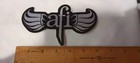 Afi Silver   Black Foil 6 X 3 5 Inch Sticker