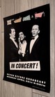 Frank Sinatra Dean Martin Sammy Davis In Concert Vtg Original Promo Poster Rare 