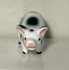 Vintage Bug House Spotted Pig Miniature Figurine Read