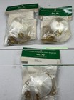 3 Vintage Mcm Leewards Tiny Treasure Ornament Diy Kit Golden Saturn New