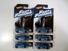 Hot Wheels 2017 Fast   The Furious Lot Of 6x Subaru Wrx Sti  blue  Car   8 8 