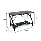 Foldable Computer Table Portable Office Desk Gaming Compact Laptop Origami Black