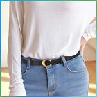 Women s Casual Belt Leather Waist Belts For Dresses Jeans Pants With Gold Buckle