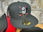 Exclusive Anaheim Mighty Ducks Fitted Hat Black Red New Era 59fifty