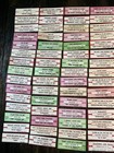 Large Lot Of 150 Original Jukebox 45 Record Title Strips  dd27
