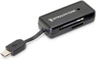 Stealth Cam Micro Usb Otg Memory Card Reader For Android Devices  Black 