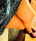     4 Pair Women s Stockings Knee High Preowned Crafts Repurpose As Pic Selection 