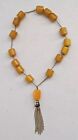 Vintage Butterscotch Bakelite 10mm Prayer Beads 9 
