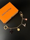 Letter Lock Metal Bag Chain Charm Strap Extension Purse Key Ring Keychain