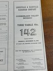 Louisville   Nashville Railroad Cumberland Valley Division Timetable  142 1941