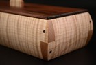 Wood Box Made From Curly Maple And Walnut Trinket Valet Jewelry Keepsake