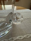 Tiffany   Co  Crystal Ice Bucket  Scroll Handled Glass Barware  Champagne