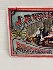 Vintage Jb Williams Co  Barber Shop Bar Soap Advertising Metal Sign Bathroom