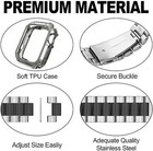 Stainless Steel Strap   Case For Apple Watch Seriess 11 10 9 8 7 6 5 4 3 Se Band