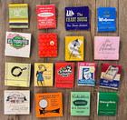Fun Mix Collection 17 Vintage Matchbook Lot Restaurants Hotels Pop Culture Retro