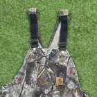 Carhartt Camo Bib Overalls Mens 42x32 Quilt Lined R43 Double Knee Realtree