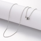 20x Necklace Link Silver Chain With Lobster Clasp For Diy Pendant Jewelry Making