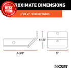 31007 Trailer Hitch Skid Plate For 2 Inch Receiver Off Road Protector Us