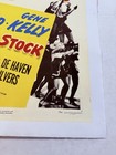 1950 Summer Stock Original 27x41 Movie Poster Judy Garland Gene Kelly On Linen