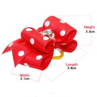 50 100pcs Cute Dots Bling Puppy Dog Hair Bows Grooming Accessory For Yorkie Cat