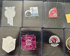 C1940 Lot Of 18 Metallic Poster Cinderella Stamps