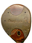 Macgregor Tourney Dx2w Keyhole Persimmon 3 Wood 42  Steel Rh Victory Cord Grip
