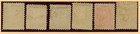  nova Scotia  1860-63 Specimen Forgery Set Of 6 Fournier Type Ca3546