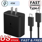 45w Type Usb C Super Fast Wall Charger  6ft Cable Fit Samsung Galaxy S21 S22 S23