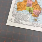 Australia New Zealand Map Atlas Map Book Illustration