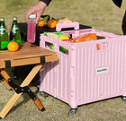 Folding Utility Cart Portable Rolling Crate Handcart Shopping Trolley Collapsibl