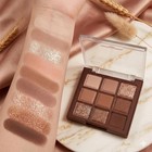 Erinde 9 Colors Eyeshadow Palette  Matte Shimmer Glitter Eye Shadow Palette Make