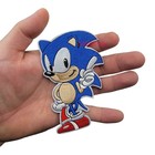 Sonic The Hedgehog Video Game Retro Style Iron On Patch Applique 1990s New
