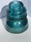 Hemingray 42 Insulator Blue aqua Glass Cd 154 Vintage Sharp Drip Points Item Id