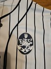 The Twilight Saga Cullen 08 White Pinstriped Movie Promo Baseball Jersey Medium
