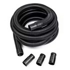 Vacuum Hose 2-1 2 In  X 20 Ft  Dual-flex Wet Dry Shop Vac Flexible Tug-a-long