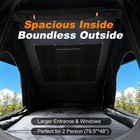 Naturnest Roof Top Tent Hard Shell Car Camping Tent W  Luggage Bars For Jeep Suv