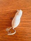Heddon Meadow Mouse White Topwater Lure Plastic Used 90s