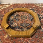 3pc Vtg North Shore Oak Wall Plate Holders 8 5 Inch Plate Deadstock