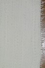 Mid-century Hand Woven Rag Rug-white-long-woven On Wooden Loom