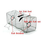 1-4pcs Fishing Bait Trap Fish Net Cast Cage Crab Minnow Crawdad Shrimp Foldable