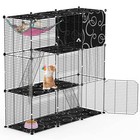 3 Tier Cat Cage Indoor Cat Enclosures Kitten Cage Diy  For 1-2 Cats
