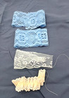 Vintage Lot Of Lace Trim For Edges  Scalloping  Dresses  Dolls  Etc  16 Pieces