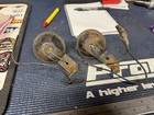 Pair Vintage Autolamp Auto Lamp 665 Sae 507 S Green Beehive Tail Indicator Light