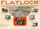 1924 Willcox   Gibbs Sewing Machine Advertisement Flatlock Seam Antique Print Ad