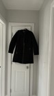 Michael Kors Women   s Black Puffer Coat Size L Mid-length Zip Front Long Sleeve