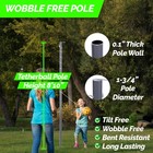 Sports Heavy Duty Tetherball Set With Pole  Ball   Rope   Pawplay Outdoor Bac   