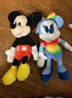 Set Of 5 Disney Plush Dolls - Goofy  Mickey  Minnie  Donald  Daisy