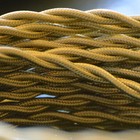 Harvest Wheat Rewire Lamp Cord Cloth Twisted Wire - Fan Wire - Antique Wire Cord
