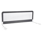 59in Breathable Baby Children Toddlers Bed Rail Guard Safety Swing Down Gray