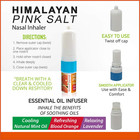 Natural Solution Himalayan Pink Salt Nasal Inhaler Aromatherapy With Natural Ess